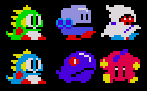 master system bubble bobble sprites